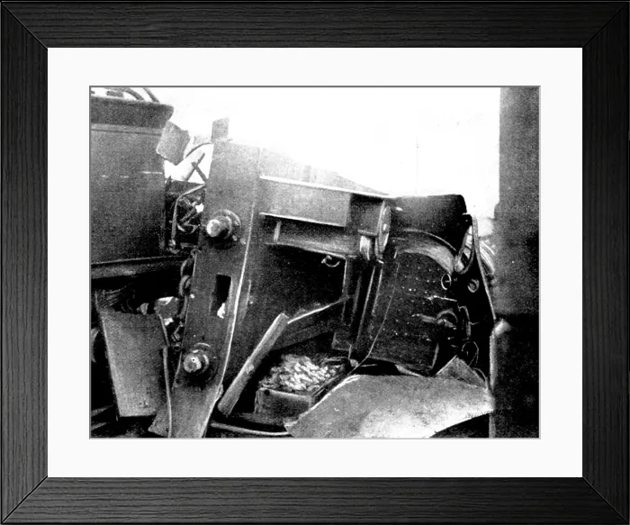 Framed Print : The accident to a Scotch Express, 1898. Creator: William Crooke Framed Print : The accident to a Scotch Express, 1898. Creator: William Crooke