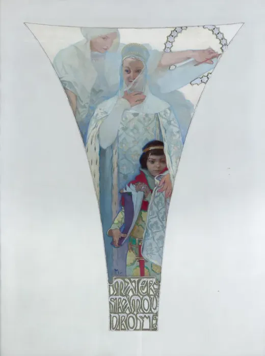 Framed Print : 0, 1911. Artist: Mucha, Alfons Marie (1860-1939) Framed Print : 0, 1911. Artist: Mucha, Alfons Marie (1860-1939)