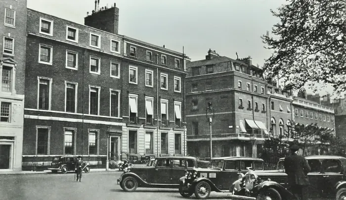 Framed Print : 1-2 St James's Square, Westminster LB, London: front elevations, 1956. Creator: Unknown. 1-2 St James's Square, Westminster LB, London: front elevations, 1956