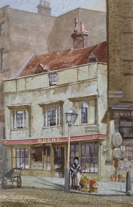 Framed Print : No 1 Tothill Street, Westminster, London, c1880. Artist: John Crowther Framed Print : No 1 Tothill Street, Westminster, London, c1880. Artist: John Crowther