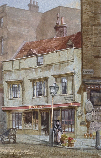 No 1 Tothill Street, Westminster, London, c1880. Artist: John Crowther
