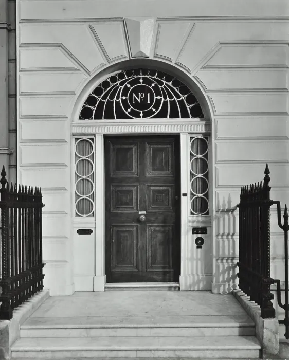 Framed Print : 1 Upper Wimpole Street, Westminster LB, London: doorway, 1956. Creator: Unknown Framed Print : 1 Upper Wimpole Street, Westminster LB, London: doorway, 1956. Creator: Unknown