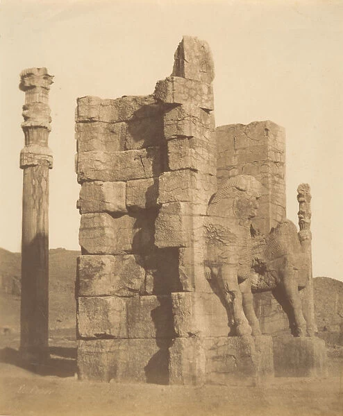 (10) [Gate of all Nations, Persepolis, Fars], 1840s-60s. Creator: Luigi Pesce