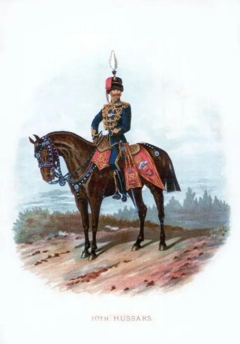 Framed Print : 10th Hussars, 1889 Framed Print : 10th Hussars, 1889