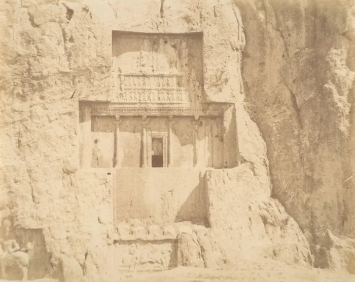 Framed Print : (11) [Naksh-i Rustam], 1840s-60s. Creator: Luigi Pesce
