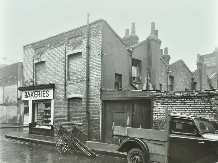 Framed Print : 11 St Leonard's Road by Follet Street, Poplar, London, 1950. Creator: Unknown. 11 St Leonard's Road by Follet Street, Poplar, London, 1950. Creator: Unknown Framed Print : 11 St Leonard's Road by Follet Street, Poplar, London, 1950. Creator: Unknown. 11 St Leonard's Road by Follet Street, Poplar, London, 1950. Creator: Unknown