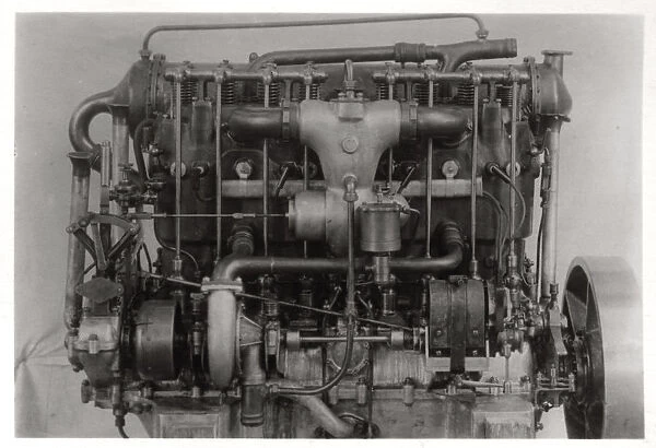 115 PS Daimler airship engine of Zeppelin LZ 6, c1909-1910 (1933)