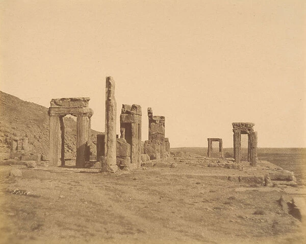 (12) [Persepolis, (W: before restoration), 1840s-60s. Creator: Luigi Pesce