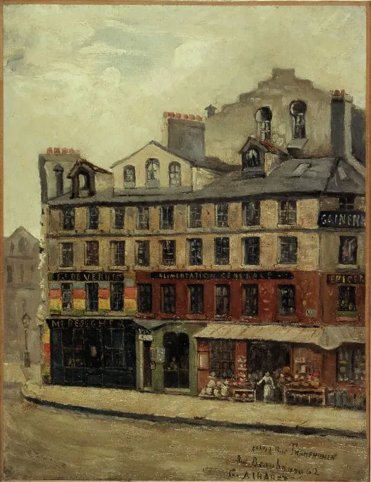 Framed Print : 12, rue Transnonain. (62, rue Beaubourg), c1900. Creator: G Albaret Framed Print : 12, rue Transnonain. (62, rue Beaubourg), c1900. Creator: G Albaret