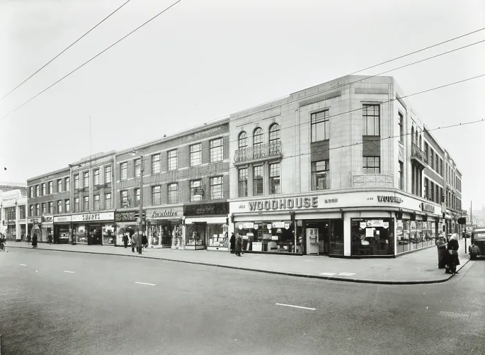 Framed Print : 128-138 High Road, Ilford, Redbridge, London: front elevations, 1955. Creator: Unknown Framed Print : 128-138 High Road, Ilford, Redbridge, London: front elevations, 1955. Creator: Unknown