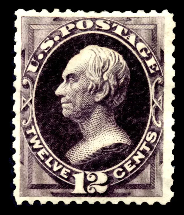 Framed Print : 12c Henry Clay special printing single, 1875. Creator: Continental Bank Note Company
