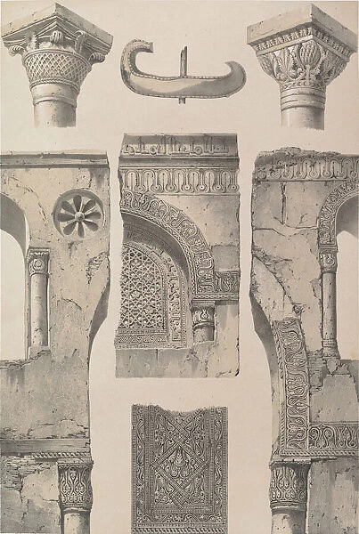 13. Details, Mosquee d Ibn Touloun, 1843
