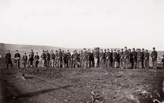 Framed Print : 139th Pennsylvania Infantry, 1861-65. Creator: Unknown Framed Print : 139th Pennsylvania Infantry, 1861-65. Creator: Unknown