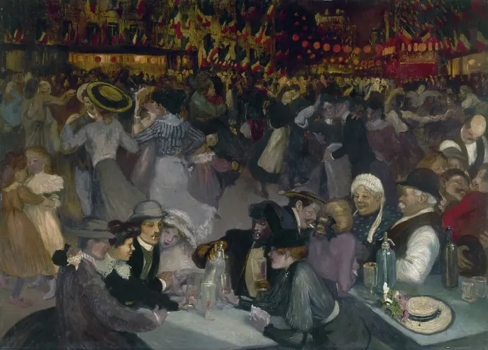 Framed Print : 14 juillet, 1889. Creator: Theophile Alexandre Steinlen Framed Print : 14 juillet, 1889. Creator: Theophile Alexandre Steinlen