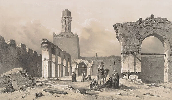 14. Mosquee el Hakem, au Kaire, 1843. Creator: Joseph Philibert Girault De Prangey