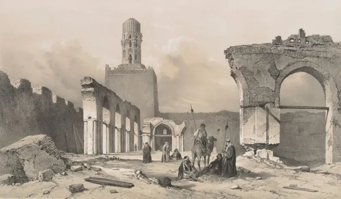 Framed Print : 14. Mosquee el Hakem, au Kaire, 1843. Creator: Joseph Philibert Girault De Prangey Framed Print : 14. Mosquee el Hakem, au Kaire, 1843. Creator: Joseph Philibert Girault De Prangey