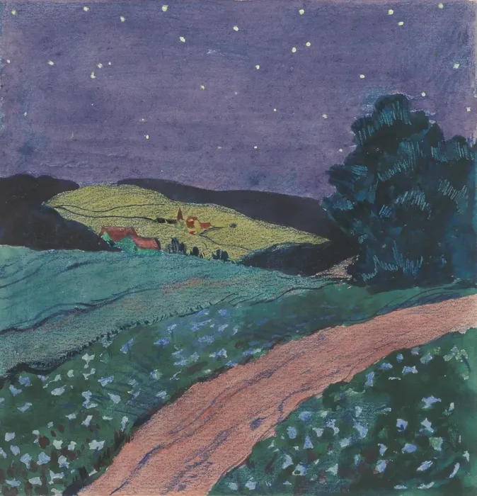Framed Print : 14.- Above the village, 1932. Creator: Gustav Mally Framed Print : 14.- Above the village, 1932. Creator: Gustav Mally