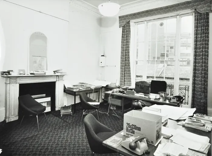 Framed Print : 142 Harley Street, Westminster LB, London: first floor rear room, 1974. Creator: Unknown Framed Print : 142 Harley Street, Westminster LB, London: first floor rear room, 1974. Creator: Unknown