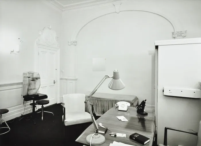 Framed Print : 144 Harley Street, Westminster LB, London: first floor rear room, 1974. Creator: Unknown Framed Print : 144 Harley Street, Westminster LB, London: first floor rear room, 1974. Creator: Unknown