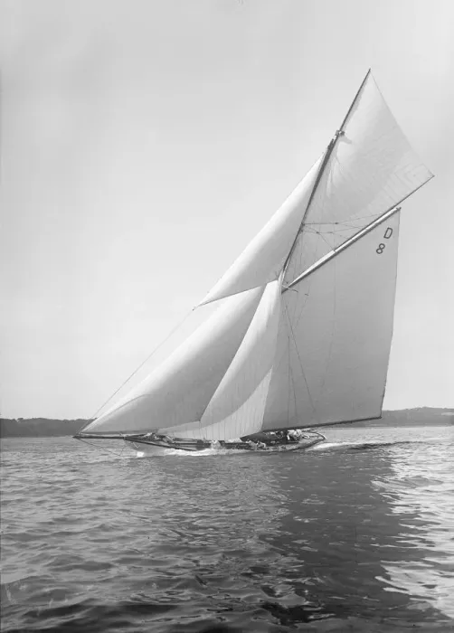 Framed Print : The 15 Metre cutter Paula II close-hauled, 1911. Creator: Kirk & Sons of Cowes Framed Print : The 15 Metre cutter Paula II close-hauled, 1911. Creator: Kirk & Sons of Cowes
