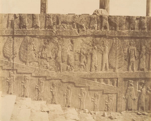 (16) [Apadana Hall Eastern Stairway, Persepolis, Fars], 1840s-60s