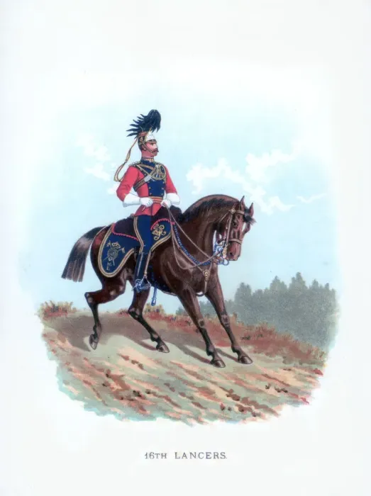 Framed Print : 16th Lancers, 1890 Framed Print : 16th Lancers, 1890