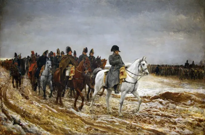 Framed Print : 1814. Campagne de France (French Campaign), 1864. Artist: Meissonier, Ernest Jean Louis (1815-1891) Framed Print : 1814. Campagne de France (French Campaign), 1864. Artist: Meissonier, Ernest Jean Louis (1815-1891)
