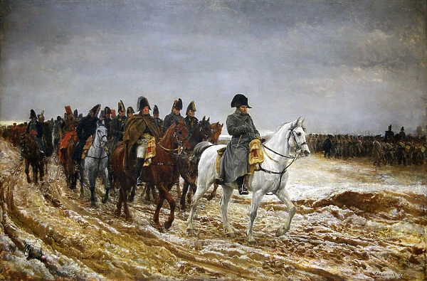 1814. Campagne de France (French Campaign), 1864. Artist: Meissonier, Ernest Jean Louis (1815-1891)
