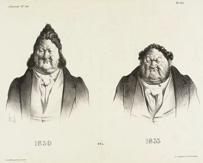 Framed Print : 1830 et 1833, 1833. Creator: Honore Daumier Framed Print : 1830 et 1833, 1833. Creator: Honore Daumier