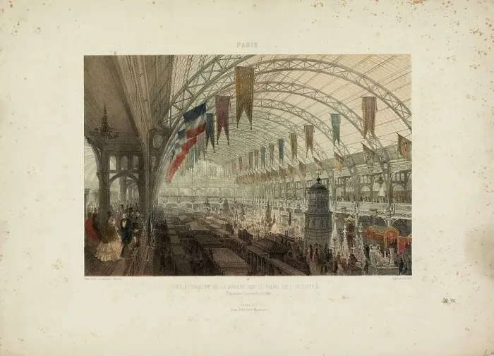 Framed Print : The 1855 Exposition Universelle in Paris (Exposition Universelle de 1855), 1855. Creator: Arnout, Louis Jules (1814-1868) Framed Print : The 1855 Exposition Universelle in Paris (Exposition Universelle de 1855), 1855. Creator: Arnout, Louis Jules (1814-1868)
