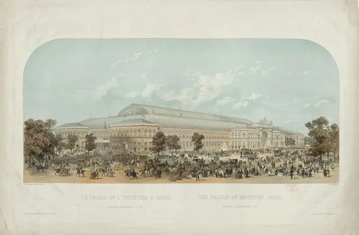 Framed Print : The 1855 Exposition Universelle in Paris (Exposition Universelle de 1855), 1855. Creator: Guesdon, Alfred (1808-1876) Framed Print : The 1855 Exposition Universelle in Paris (Exposition Universelle de 1855), 1855. Creator: Guesdon, Alfred (1808-1876)