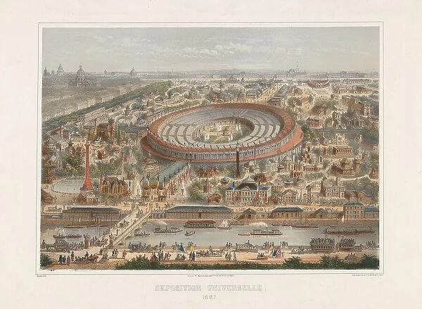 The 1867 Exposition Universelle in Paris (Exposition Universelle de 1867), 1867. Creator: Rivière, Charles (1848-1920)