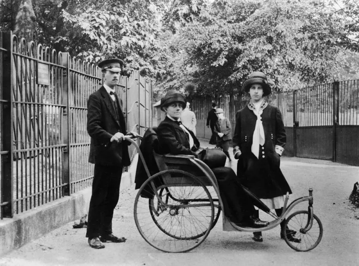 Framed Print : 1895 Invalid chair. Creator: Unknown Framed Print : 1895 Invalid chair. Creator: Unknown