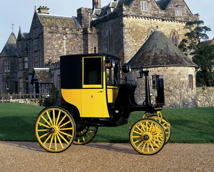 Framed Print : 1897 Bersey Electric Taxi Framed Print : 1897 Bersey Electric Taxi