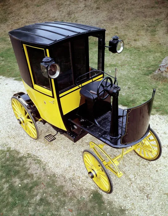 Framed Print : 1897 Bersey Electric Taxi Framed Print : 1897 Bersey Electric Taxi