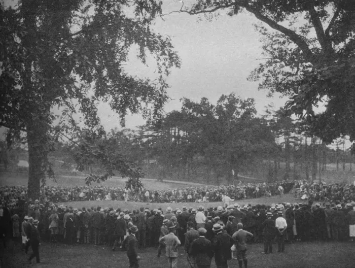 Framed Print : 18th green, The Country Club, Brookline, Massachusetts, 1925 Framed Print : 18th green, The Country Club, Brookline, Massachusetts, 1925