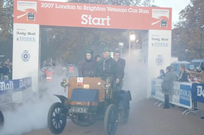 Framed Print : 1900 Georges Richard on 2007 London to Brighton Run Framed Print : 1900 Georges Richard on 2007 London to Brighton Run
