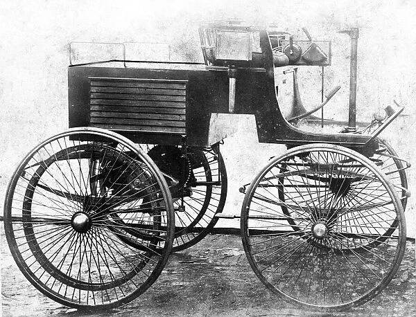 1900 Oppermann electric dog cart. Creator: Unknown