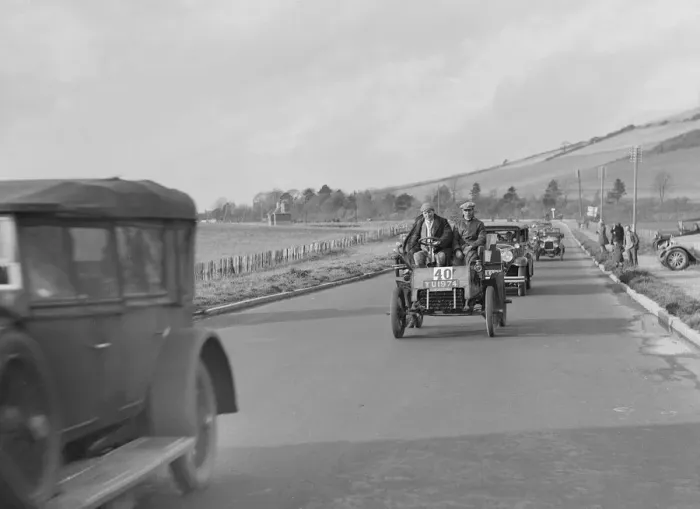 Framed Print : 1903 1-cylinder Cadillac of FS Bennett taking part in the London-Brighton Run, 1928 Framed Print : 1903 1-cylinder Cadillac of FS Bennett taking part in the London-Brighton Run, 1928