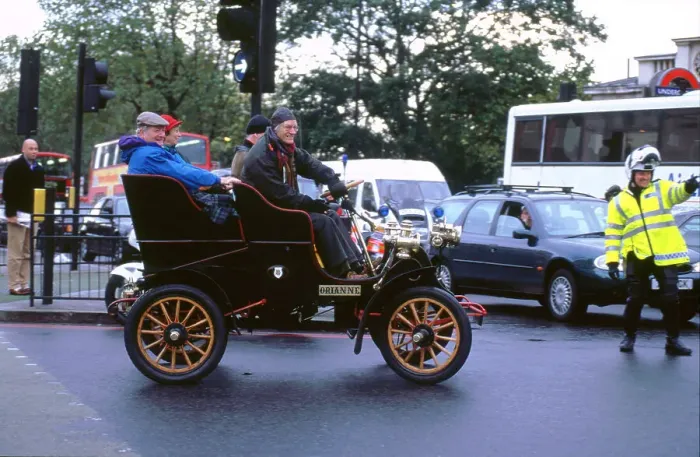 Framed Print : 1903 Cadillac at 2000 London to Brighton run