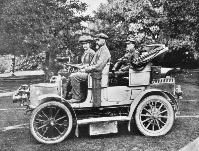 Framed Print : 1904 Gardner-Serpollet steam car. Creator: Unknown Framed Print : 1904 Gardner-Serpollet steam car. Creator: Unknown