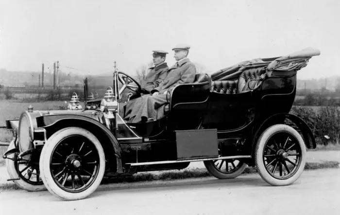 Framed Print : 1906 Delaunay-Belleville tourer. Creator: Unknown Framed Print : 1906 Delaunay-Belleville tourer. Creator: Unknown