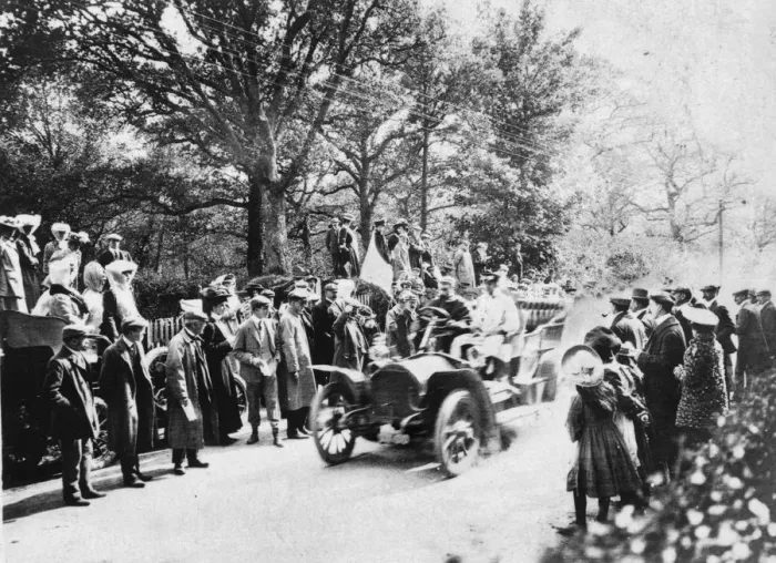 Framed Print : 1907 Isotta Fraschini on Beaulieu hillclimb. Creator: Unknown Framed Print : 1907 Isotta Fraschini on Beaulieu hillclimb. Creator: Unknown