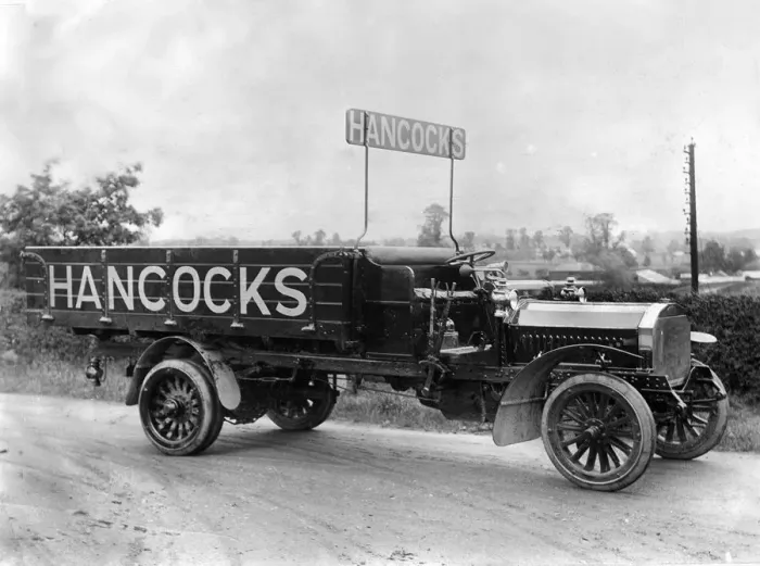 Framed Print : 1911 Dennis truck for Hancock s. Creator: Unknown Framed Print : 1911 Dennis truck for Hancock s. Creator: Unknown