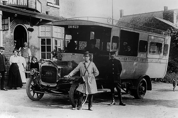 1913 Albion 32hp bus. Creator: Unknown