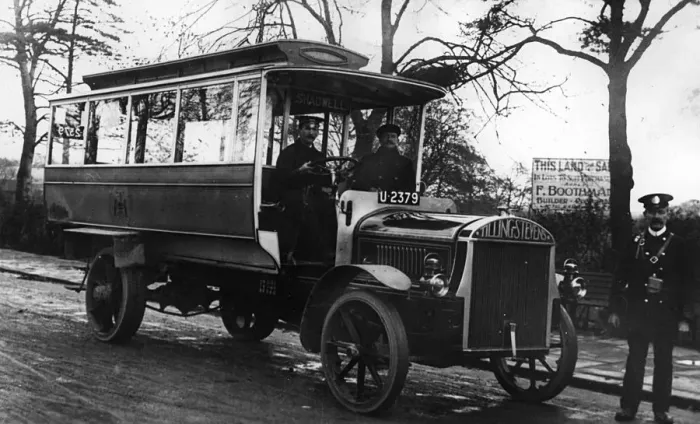 Framed Print : 1913 Tilling - Stevens TTA2 petrol electric omnibus. Creator: Unknown Framed Print : 1913 Tilling - Stevens TTA2 petrol electric omnibus. Creator: Unknown