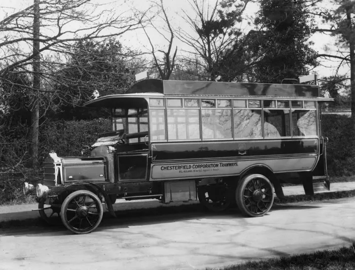 Framed Print : 1914 Daimler 40hp bus. Creator: Unknown Framed Print : 1914 Daimler 40hp bus. Creator: Unknown