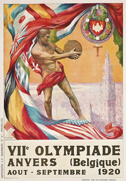 The 1920 Summer Olympics in Antwerp, 1920. Creator: Ven, Walter van der (1884-1950)
