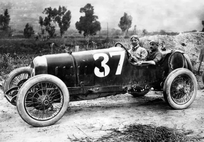 Framed Print : 1921 Ballot 3 litre racing car. Creator: Unknown Framed Print : 1921 Ballot 3 litre racing car. Creator: Unknown