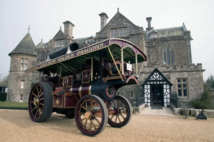 Framed Print : 1921 Burrell Earl Beatty Showman'sTraction engine